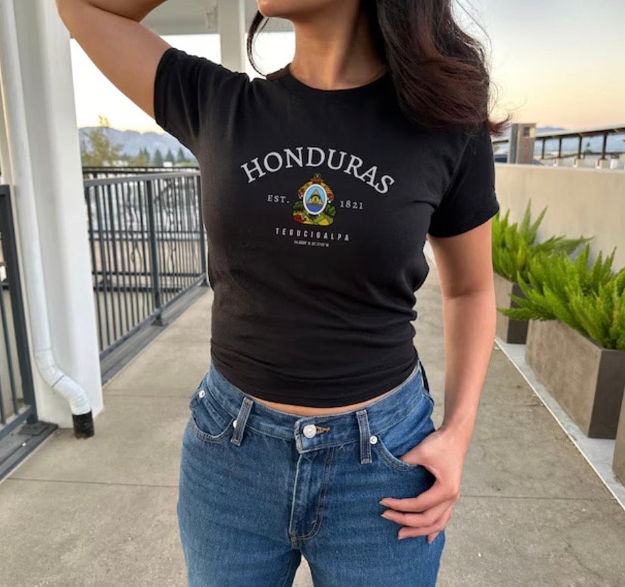 Black Honduran women’s T-shirt