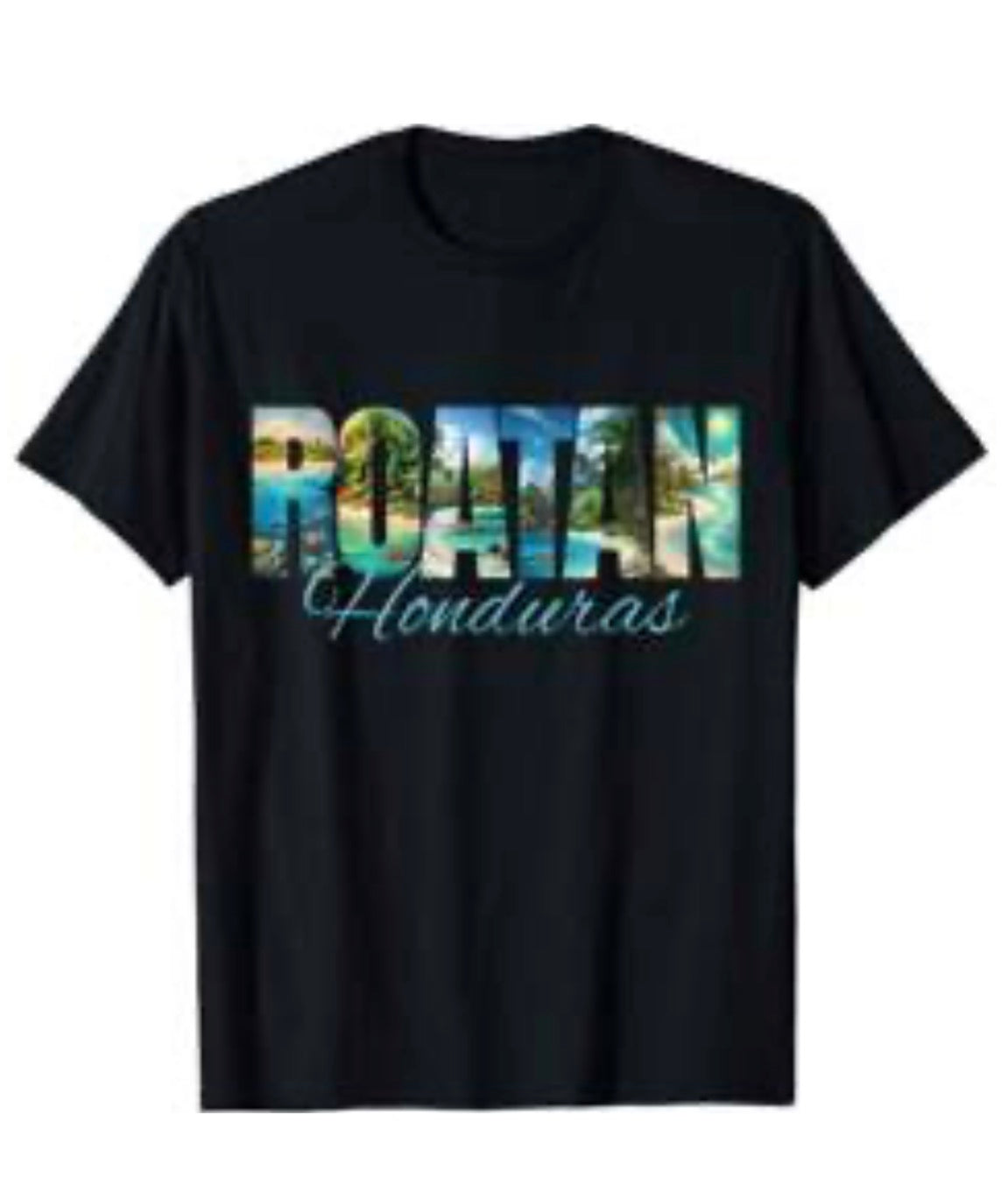 Black ROATAN T-shirt