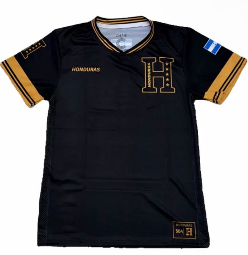 Black Honduran National Team Soccer Jersey