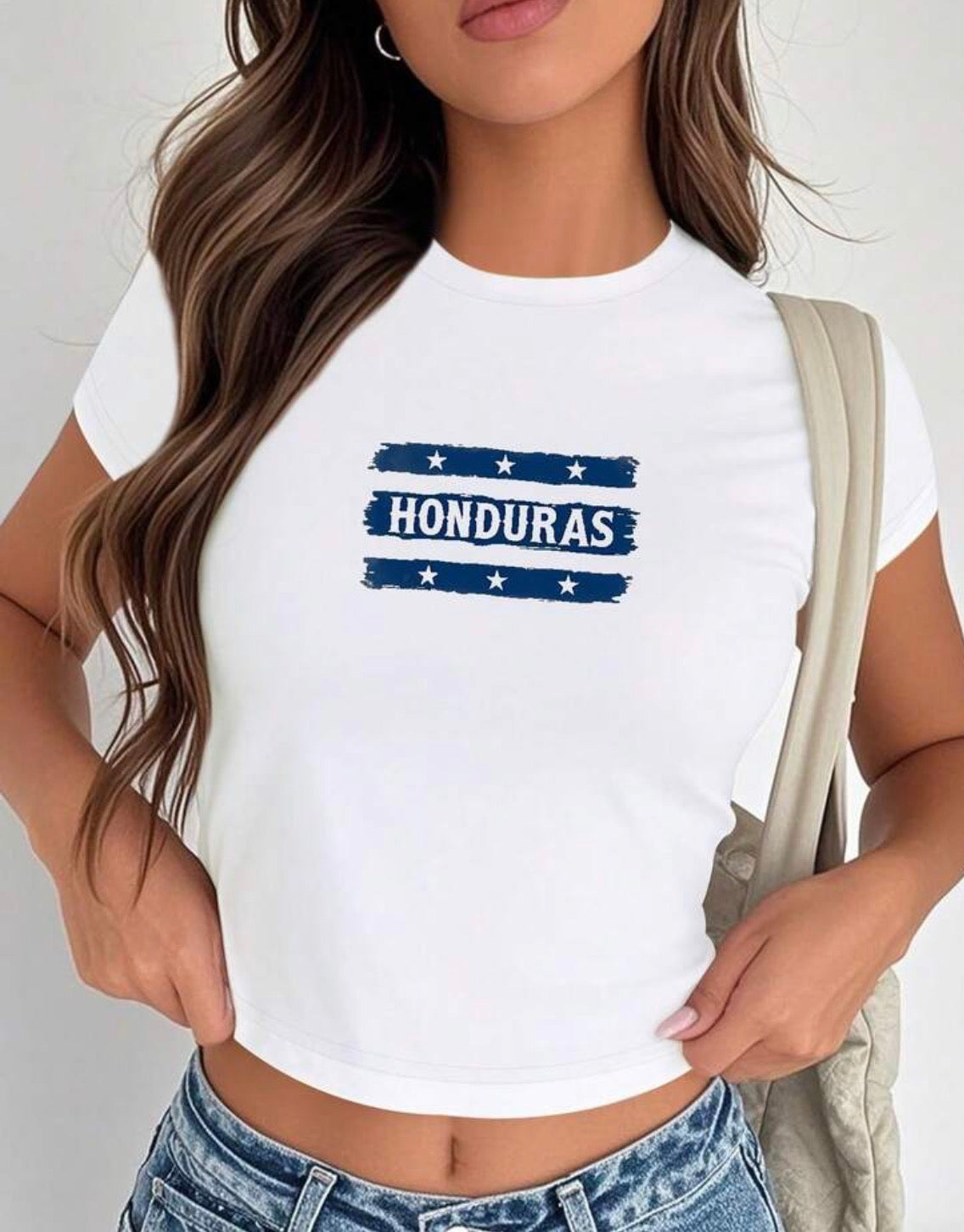 White Woman’s Honduran Flag     T-shirt